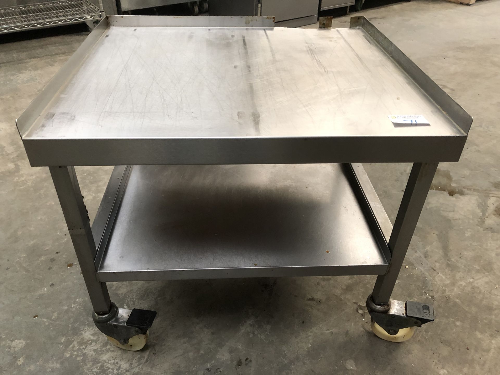 Stainless Steel Oven Stand on Wheels