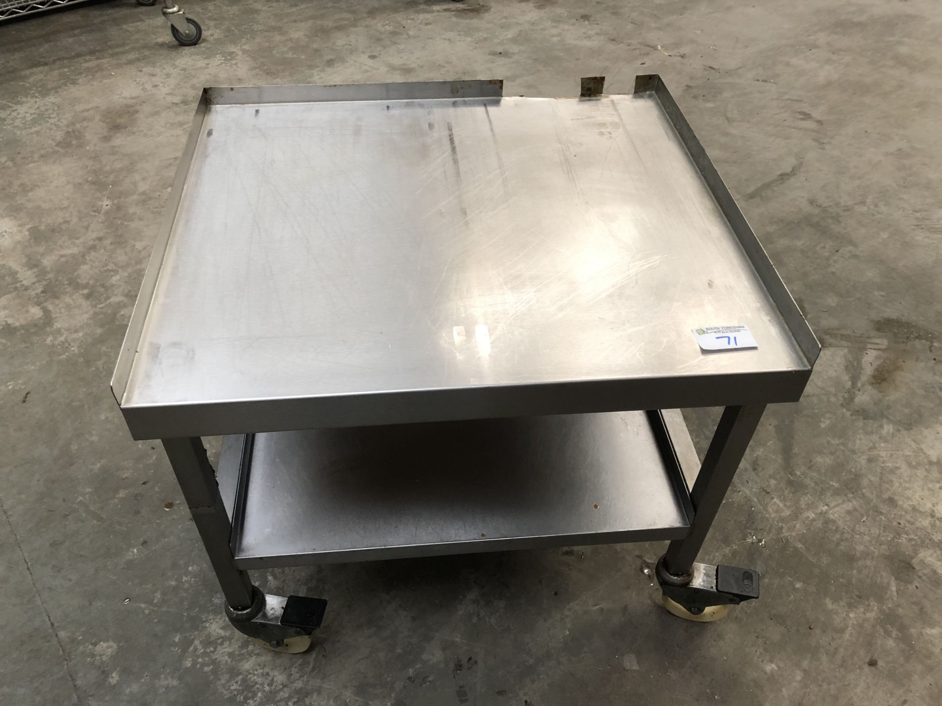 Stainless Steel Oven Stand on Wheels - Image 2 of 2