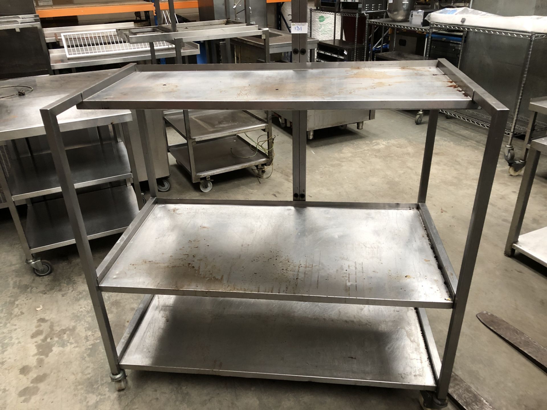 Stainless Steel High Microwave Table