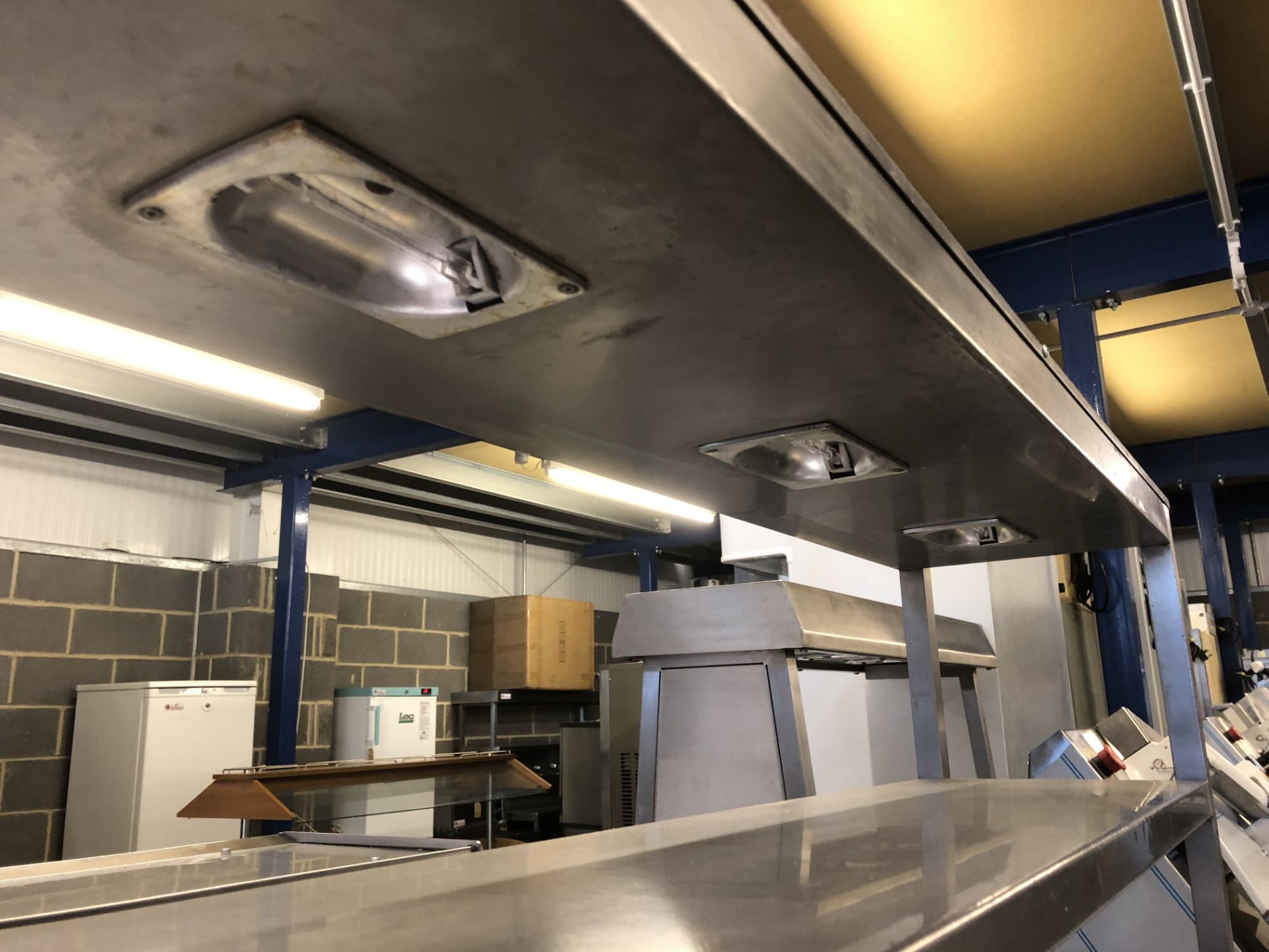 Refrigerated Pizza Prep Counter with Heated Overhead Gantry - Image 2 of 5