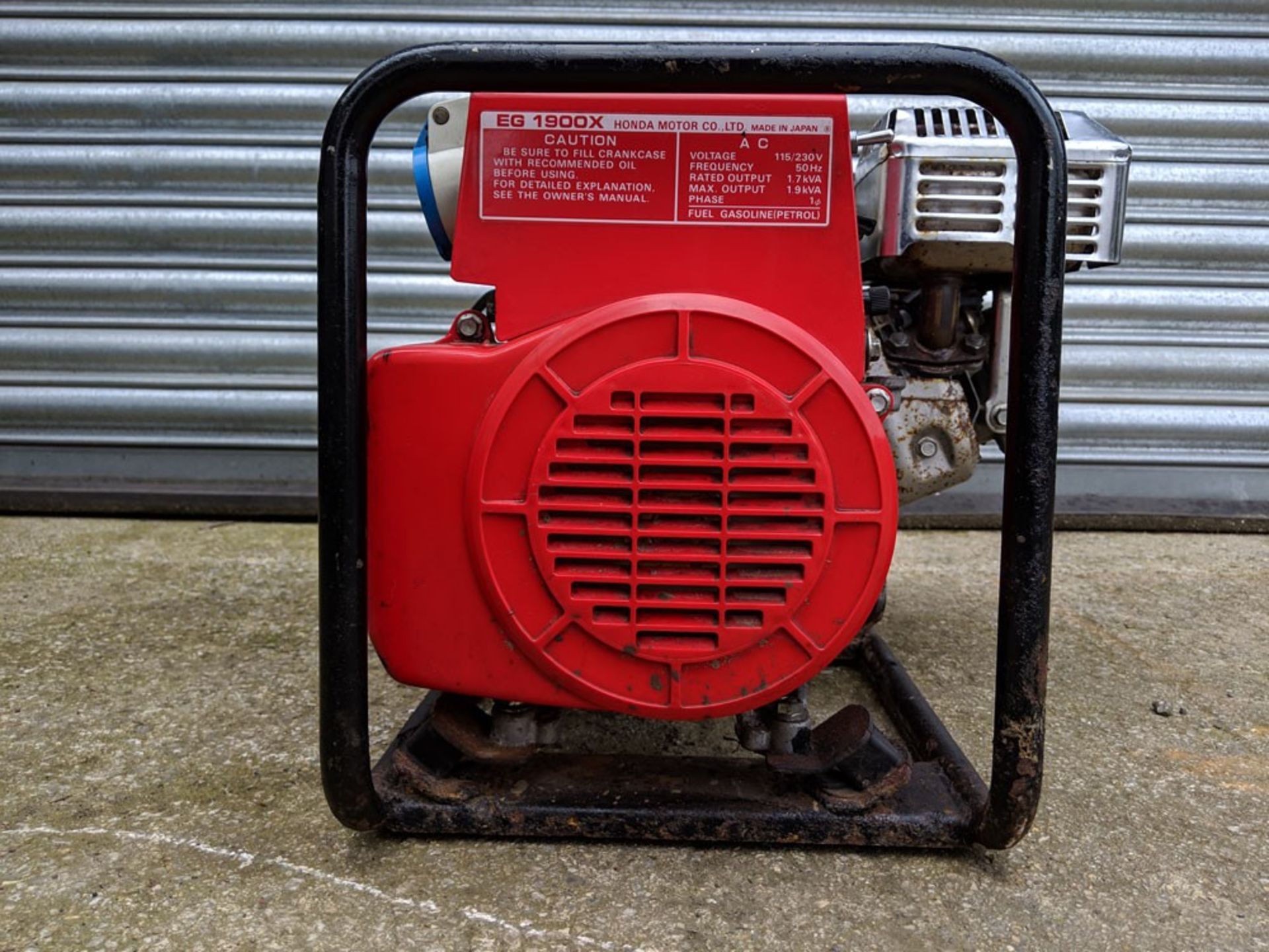 Honda EG1900X 1.9Kva Petrol Generator200 - Image 3 of 5