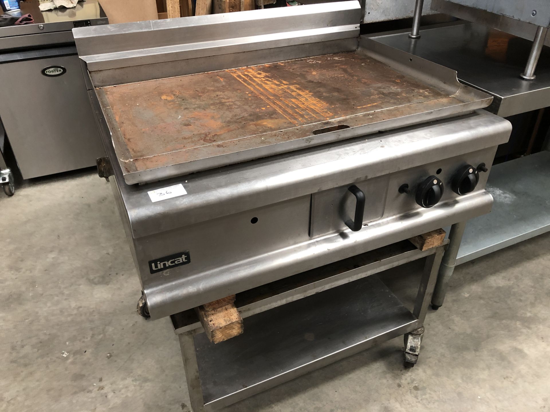 Large Lincat Nat Gas Griddle