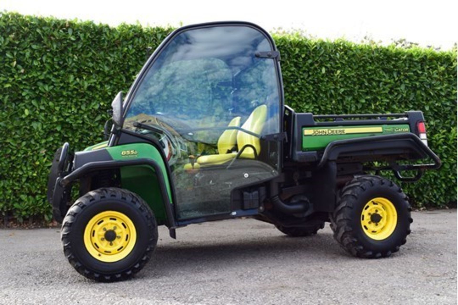 2013 John Deere Gator 855D Diesel Utility Task Vehicle With Cab - Image 4 of 9