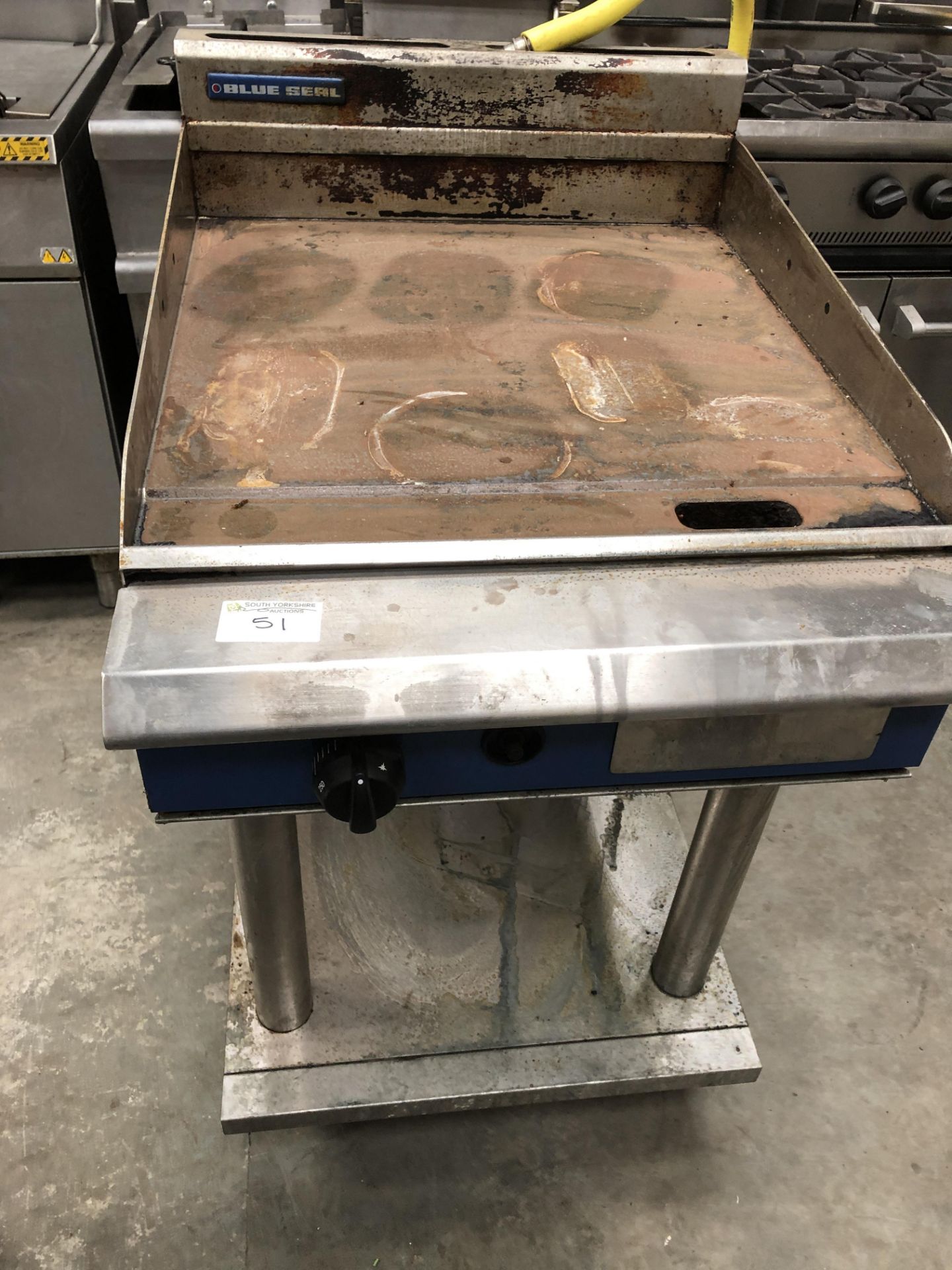 Blue Seal Nat Gas Griddle on Stand