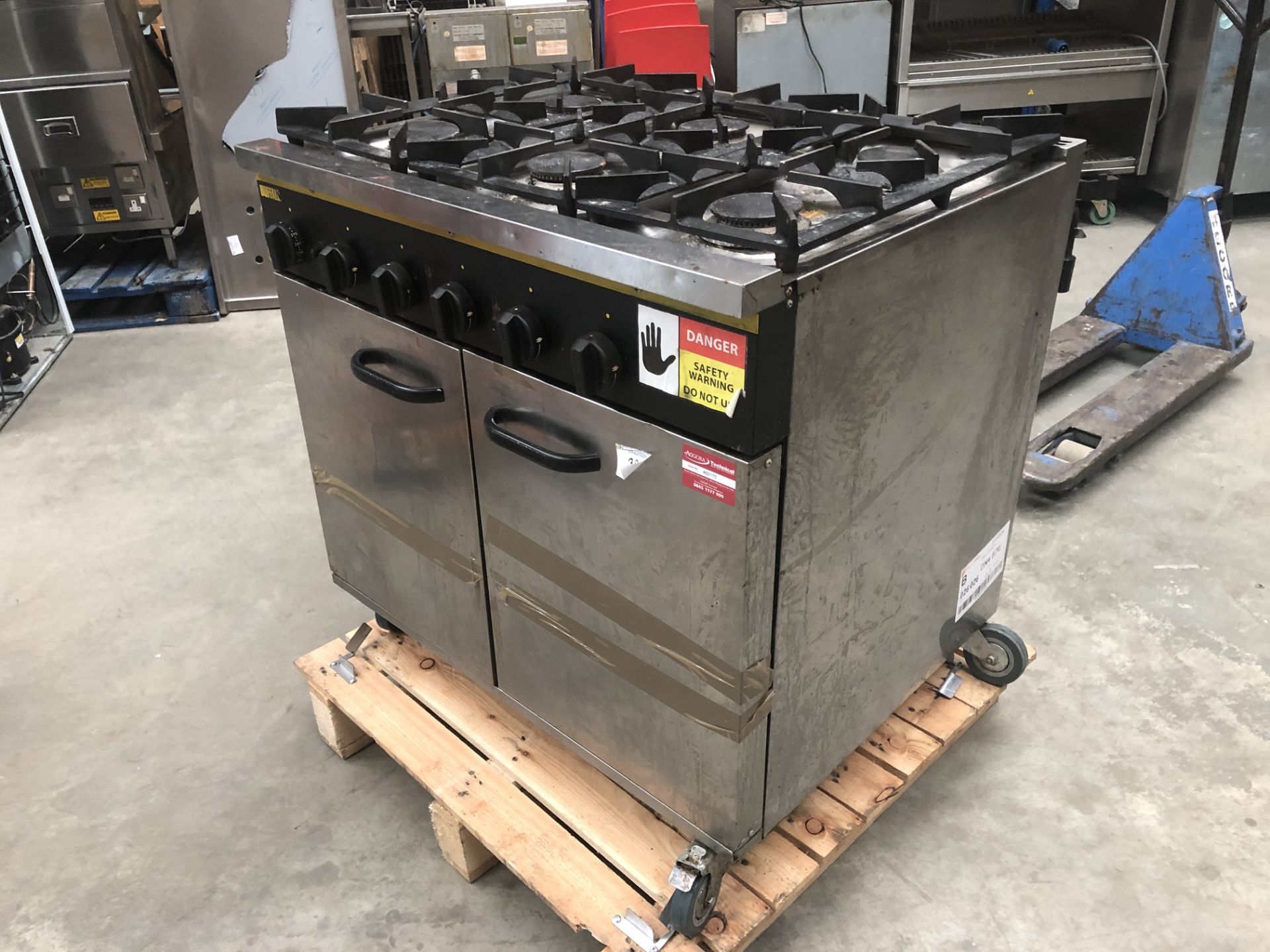 Buffalo 6 Ring Gas Cooking Range - Image 3 of 4