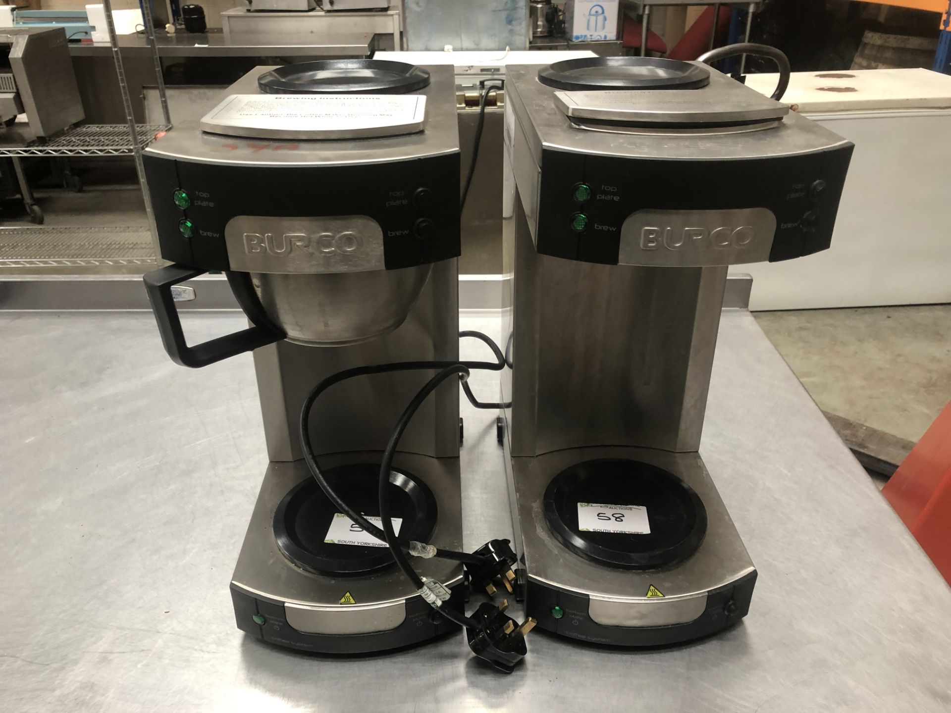 2 x Burco Coffee Brewers No Jugs