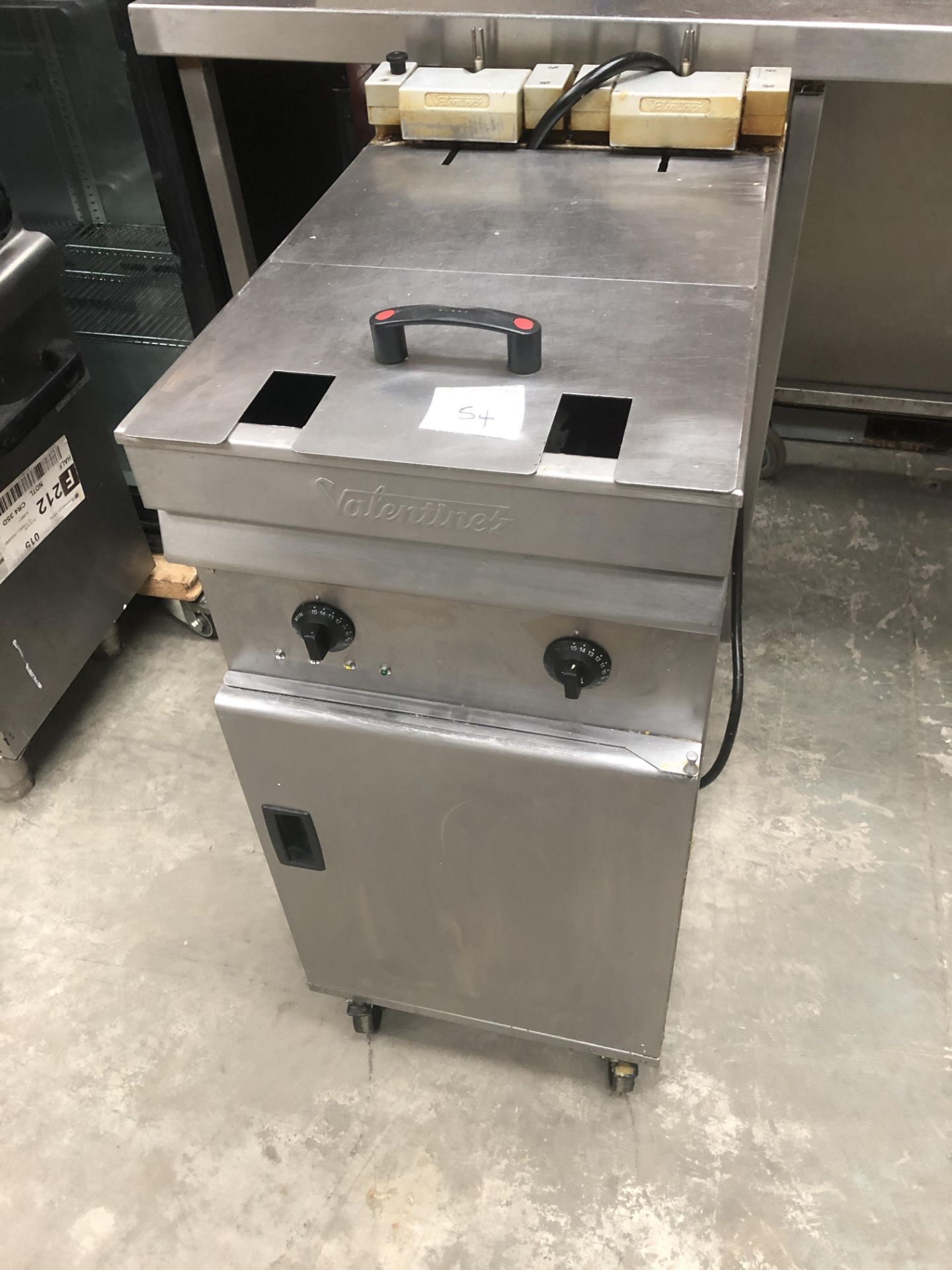 Valantine Double Electric Fryer No Baskets