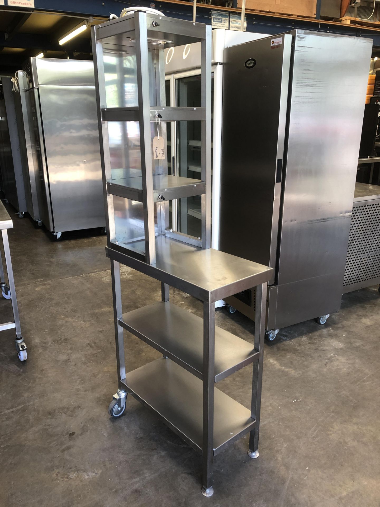 3 Tier Heated Gantry on Table