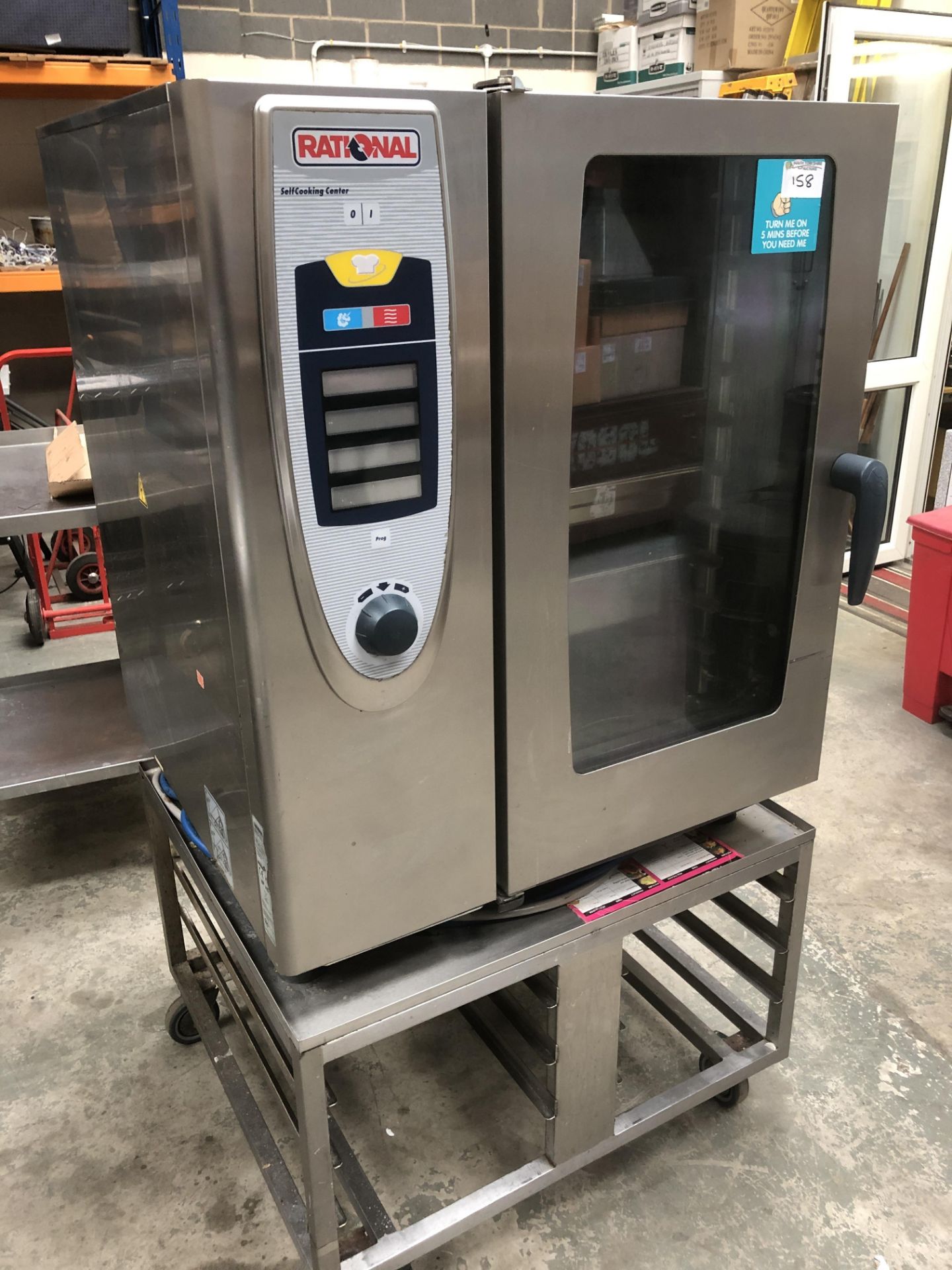 Rational SCC 10 Grid Combi Steamer on Wheeled Stand, NO RESERVE - Image 4 of 8
