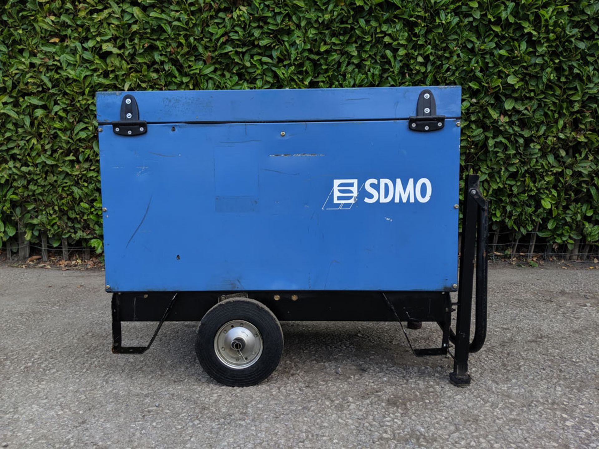 SDMO 10000E Silent Diesel Generator with Wheel Kit - Image 5 of 7