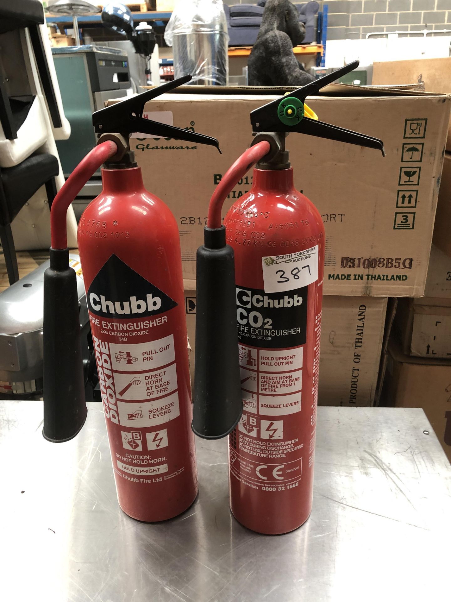 2 x Chubb Fire Extinguishers