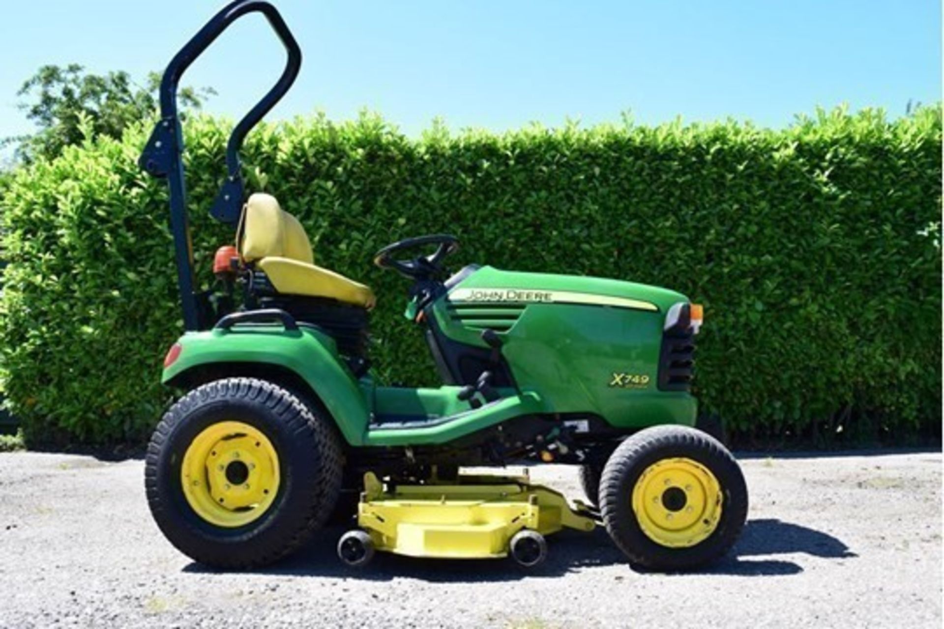 2011 John Deere X749 4 Wheel Steer Garden Tractor With 52" Rotary Deck - Image 6 of 11