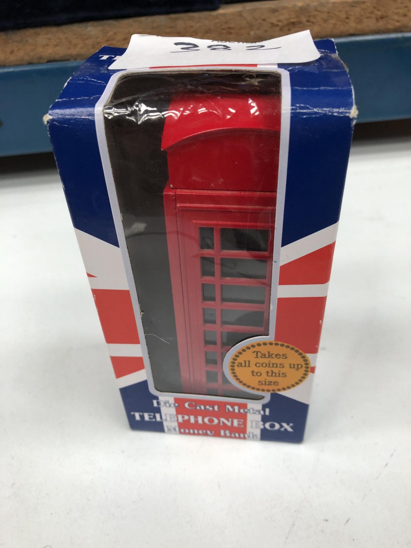 Die Cast Metal Telephone Box in Box