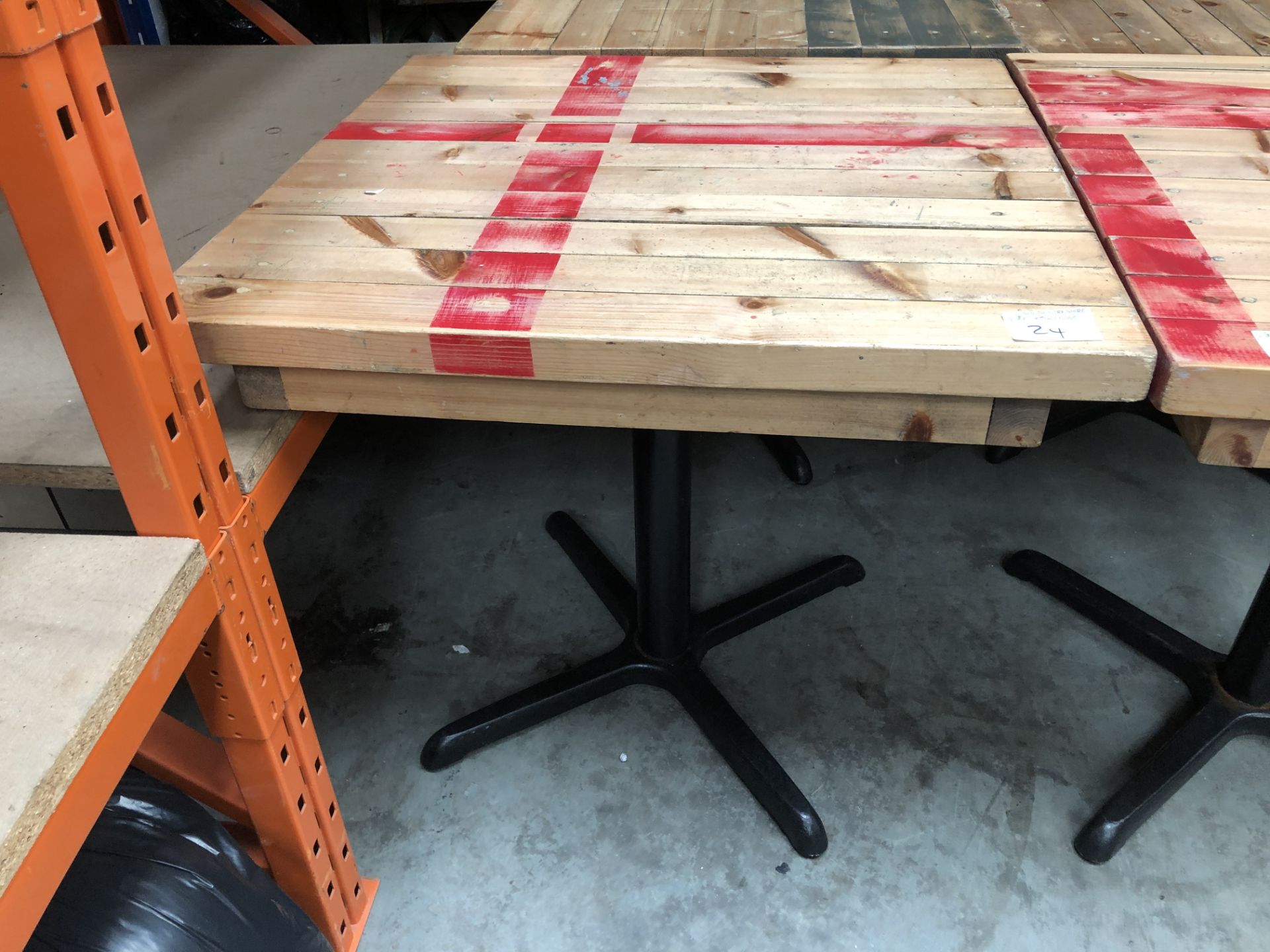 Ex Smokehouse type Wooden Table