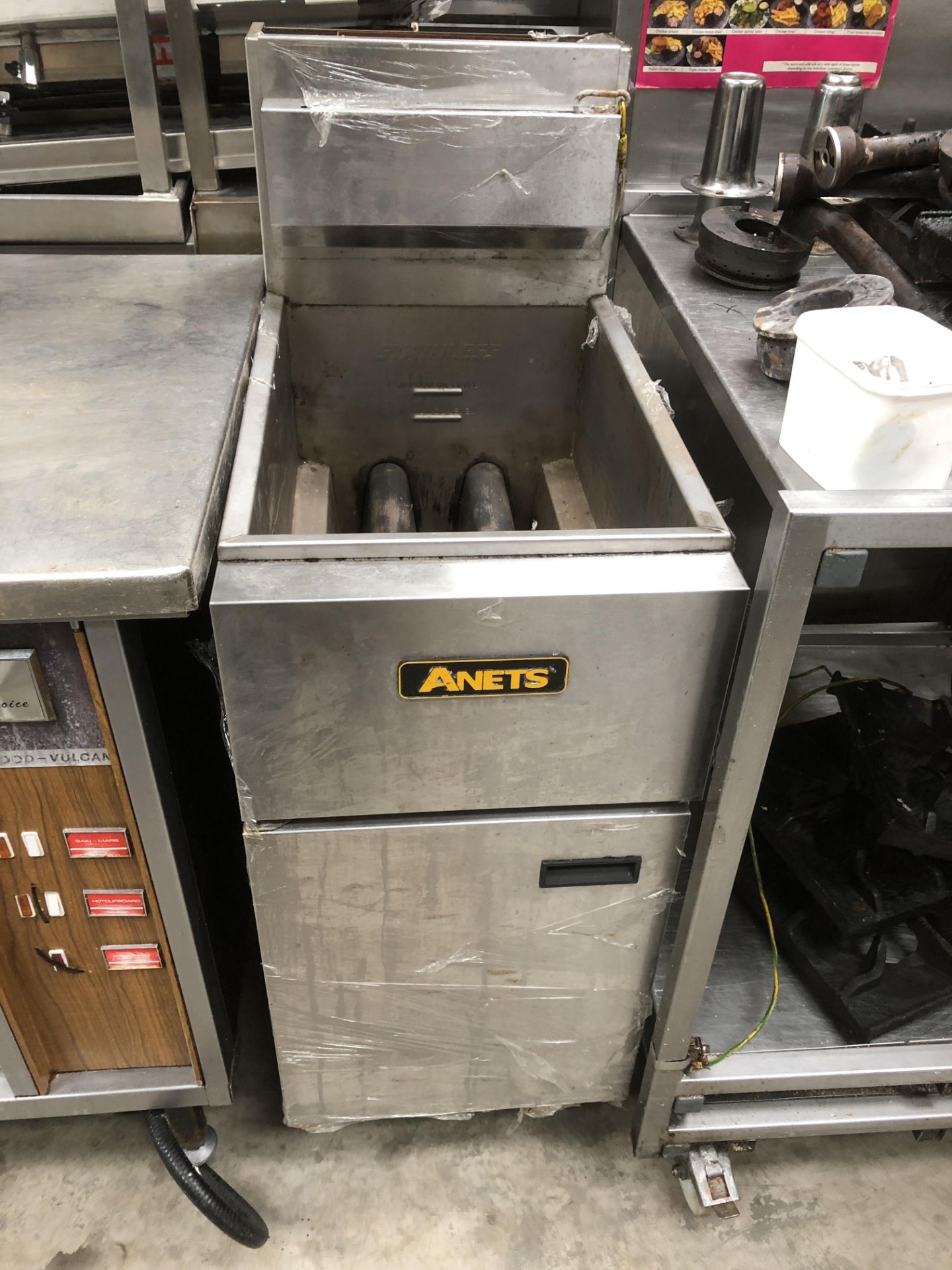 Anets Double Gas Fryer No Baskets