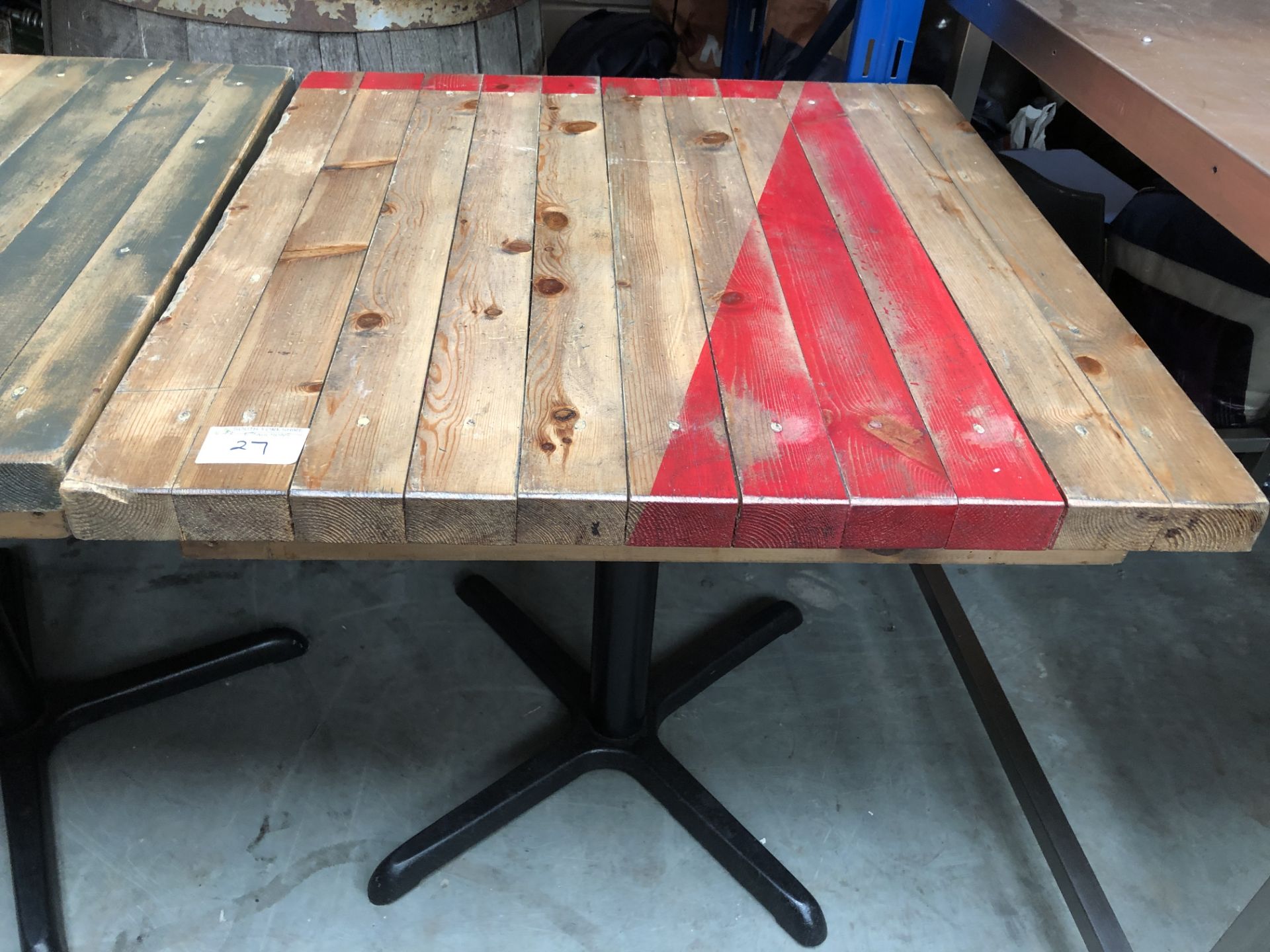 Ex Smokehouse type Wooden Table