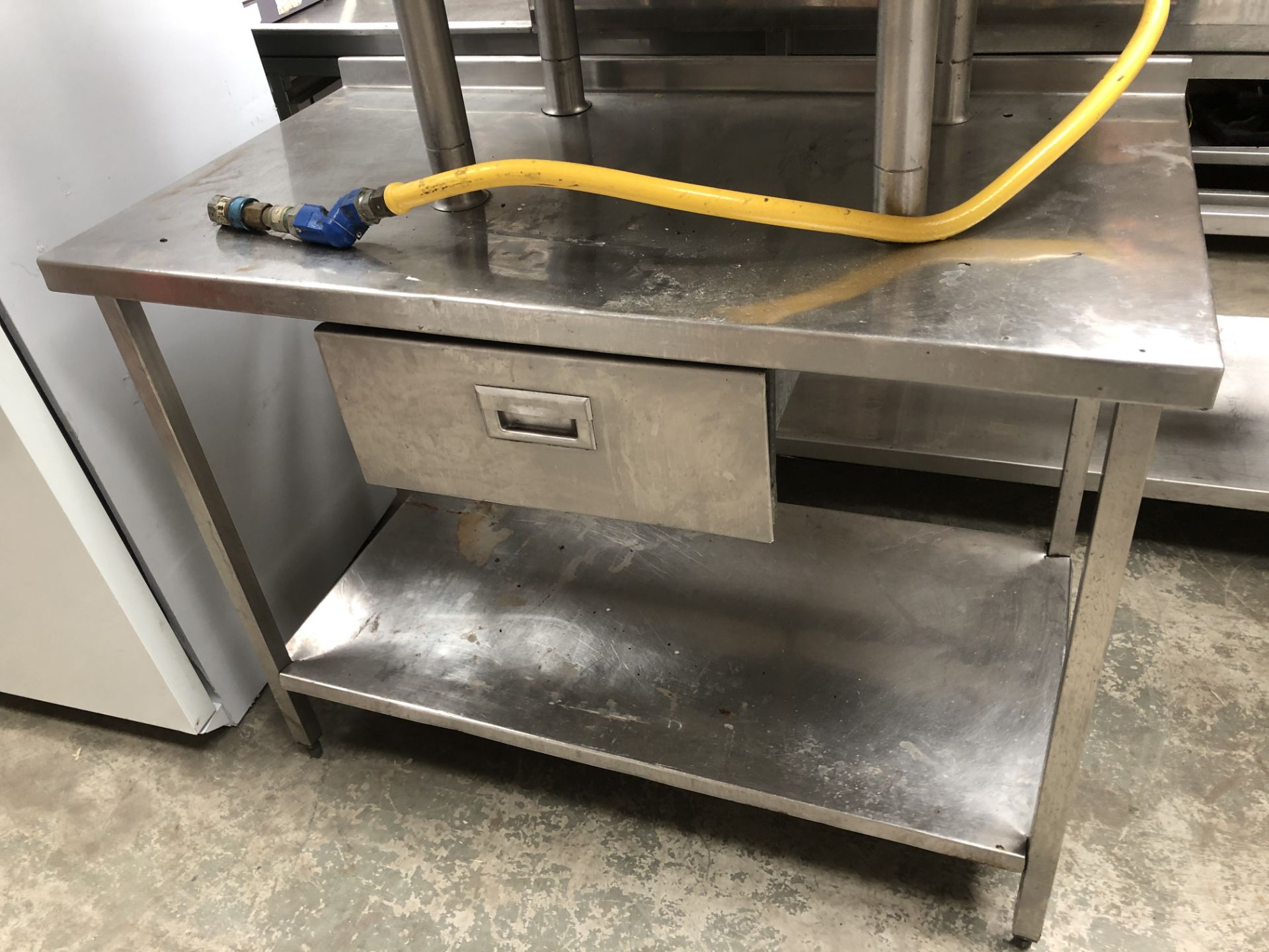 Falcon Dominator Salamander Grill Fixed To Stainless Table - Image 2 of 11