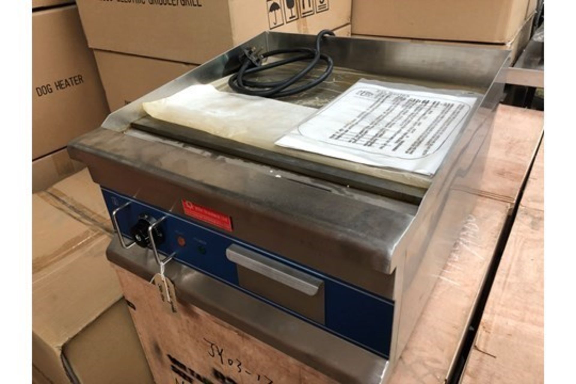 Model: JEG500 Flat Top Griddle