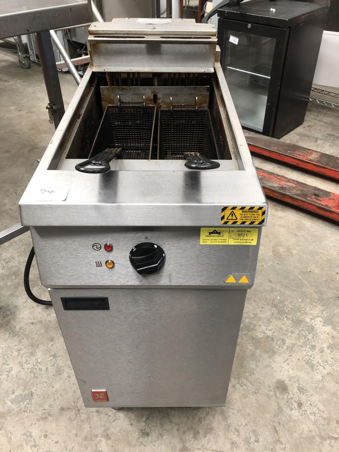 Falcon 3 Phase Electric Fryer with Filtration Unit