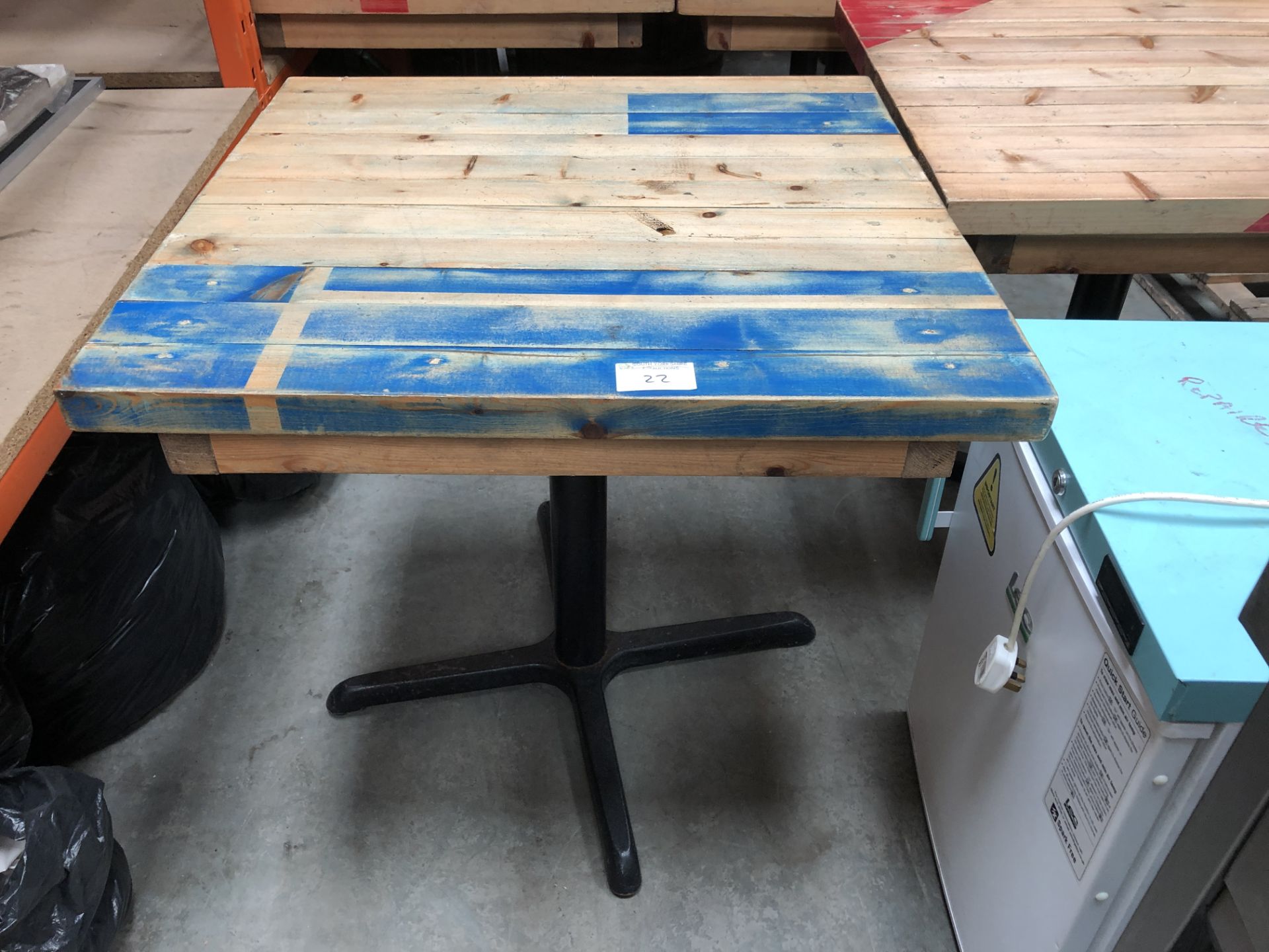 Ex Smokehouse type Wooden Table