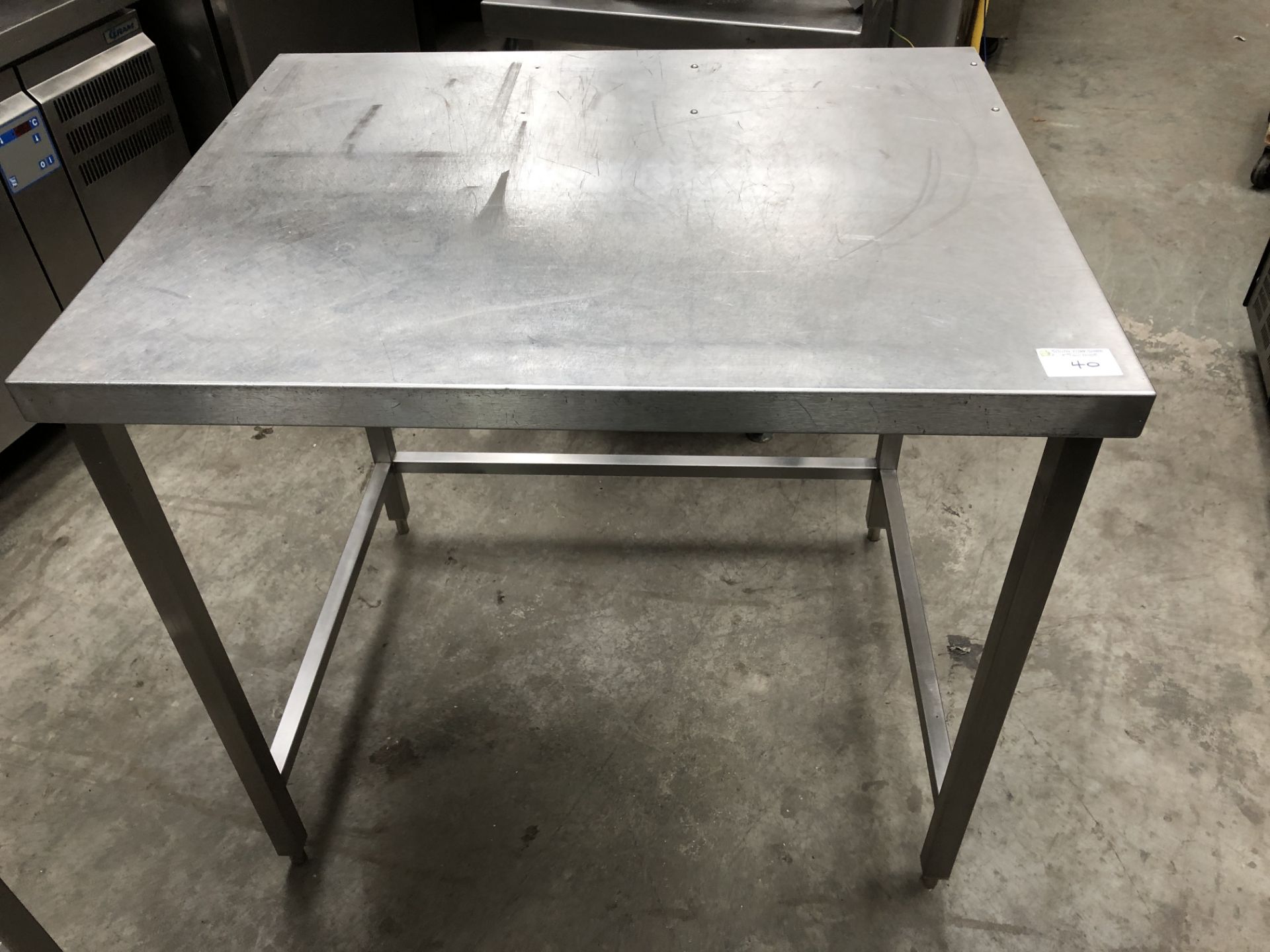 Stainless Steel Table, 1000 mm x 800 mm