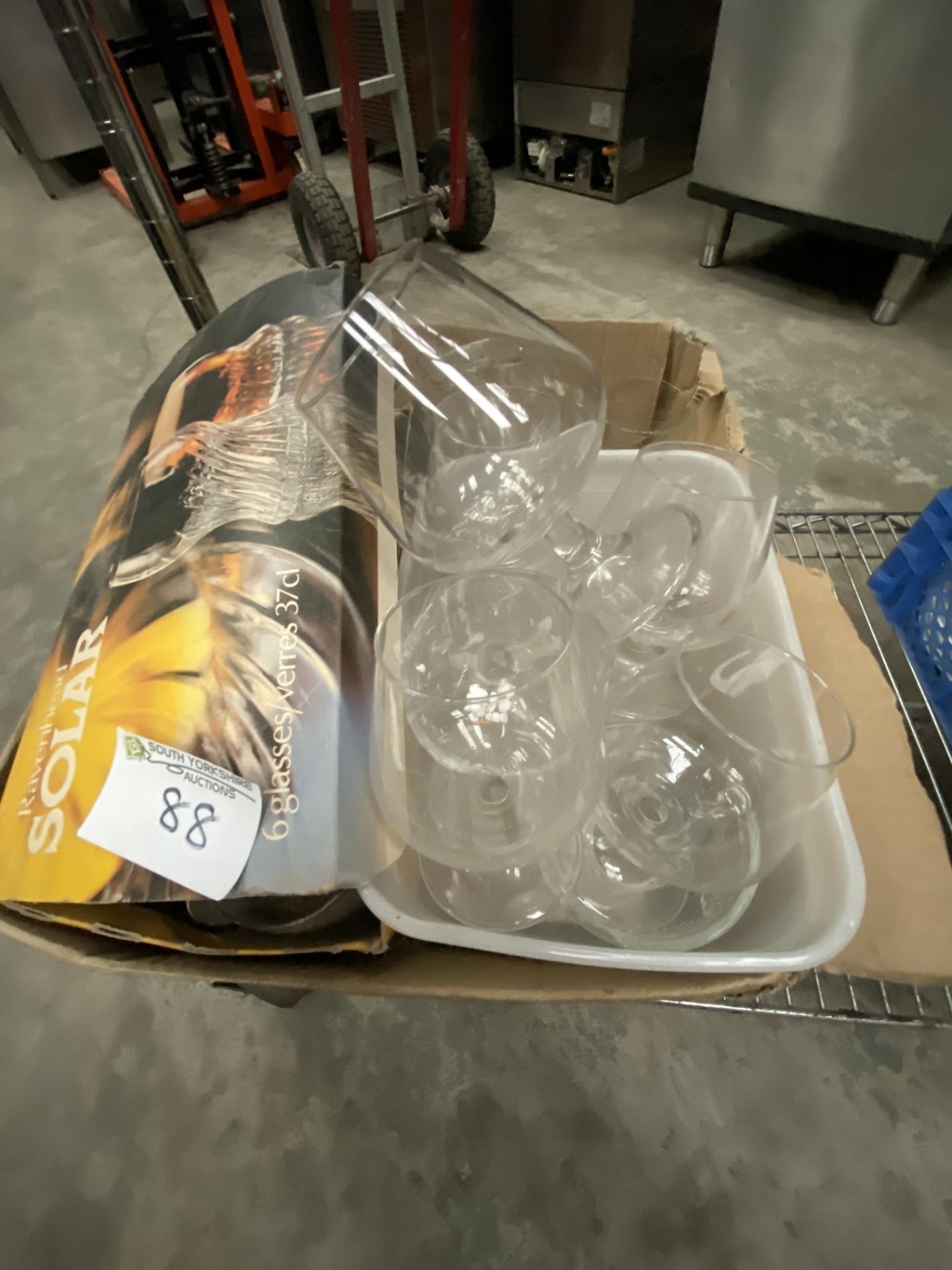 Large Box of Misc Glasses and Misc Crockery