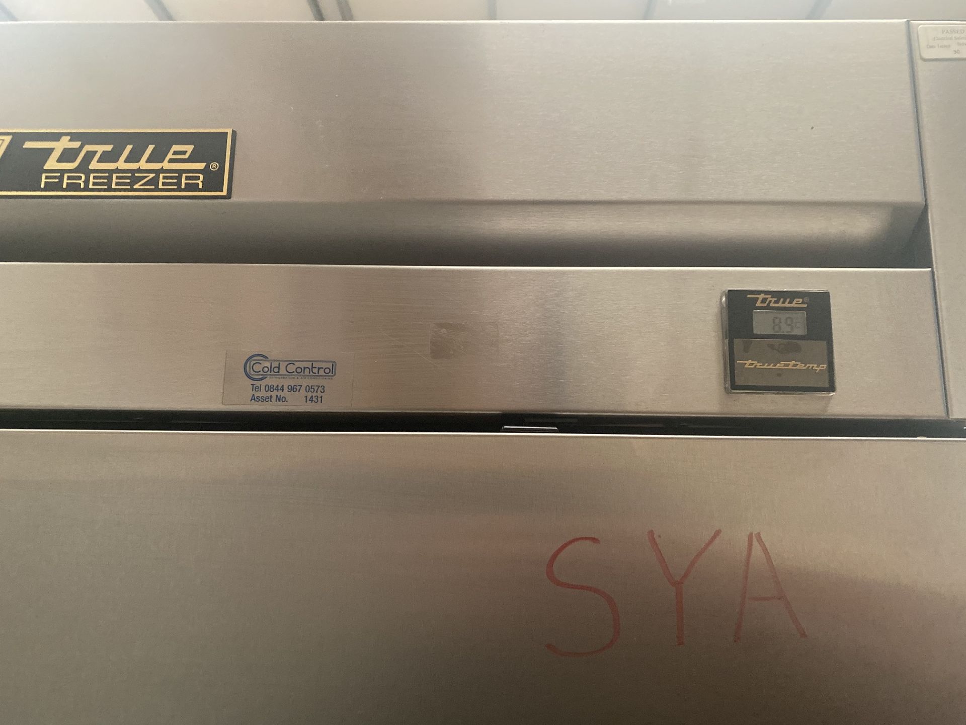 True Stainless Steel Upright Freezer - Image 4 of 4
