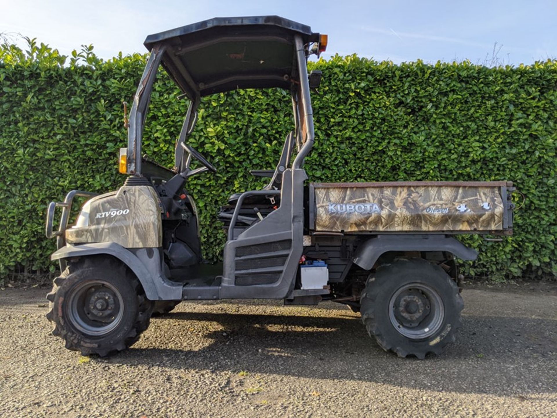 Kubota RTV900 Diesel Utility Task Vehicle With Hydraulic Tipper