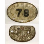 LMS Cast Iron Antique Plaques (2)