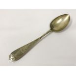 ANTIQUE IMPERIAL RUSSIA HALLMARKED 84 SILVER SPOON 1879