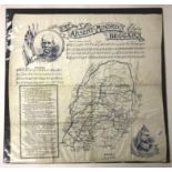 Antique Boer War Commemorative Handkerchief c1900