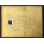 1855 Queen Victoria Military Appointment Document for Lieutenant at 89th Regiment of Foot