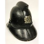 Vintage London Fire Brigade Leather Helmet