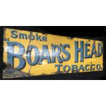 Boars Enamel sign