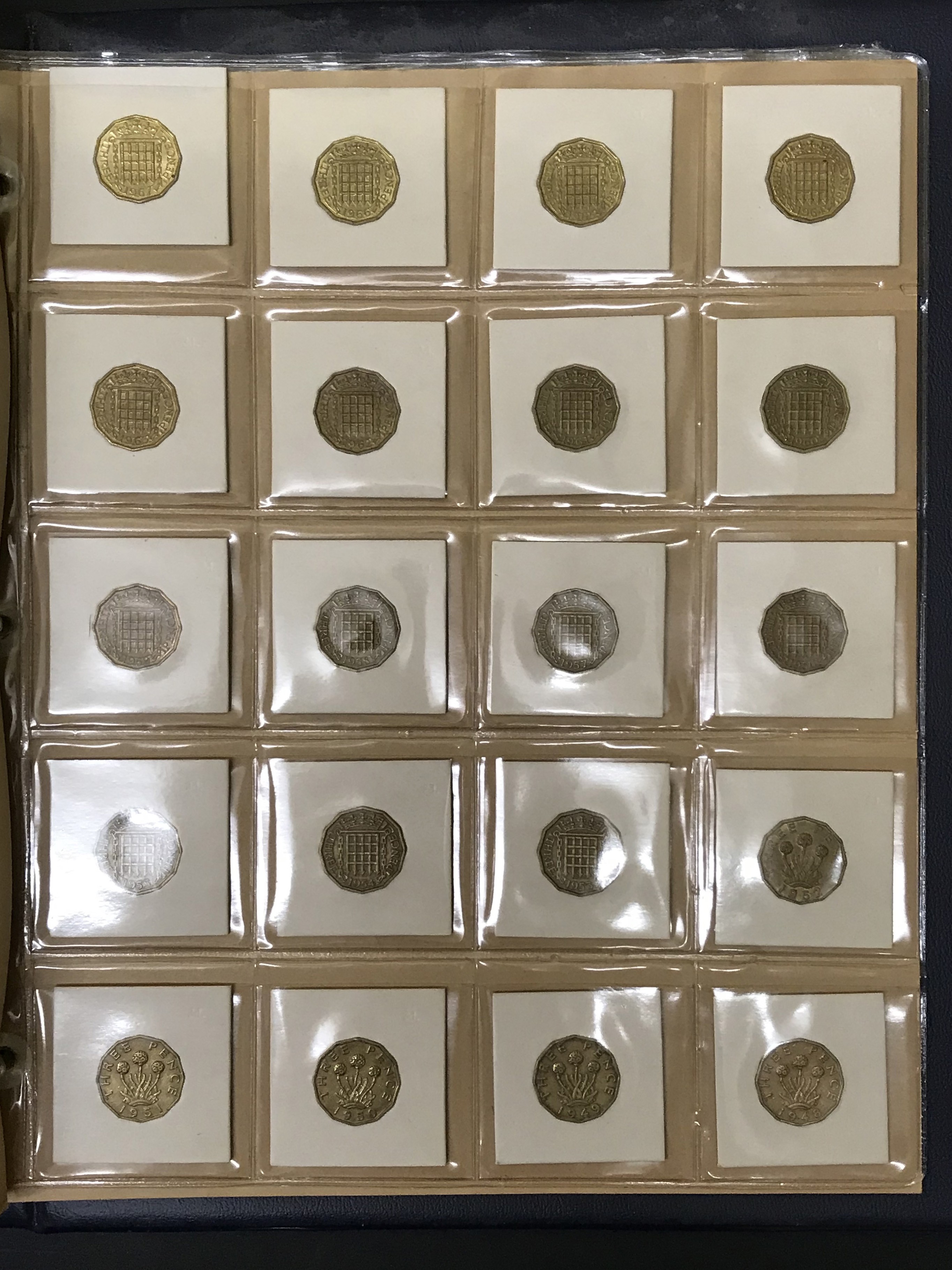 5 albums of coins including silver - Image 36 of 44