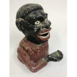 Reproduction Cast Iron Money Bank Jolly