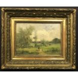 C LORIN FRENCH 19TH CENTURY OIL ON CANVAS