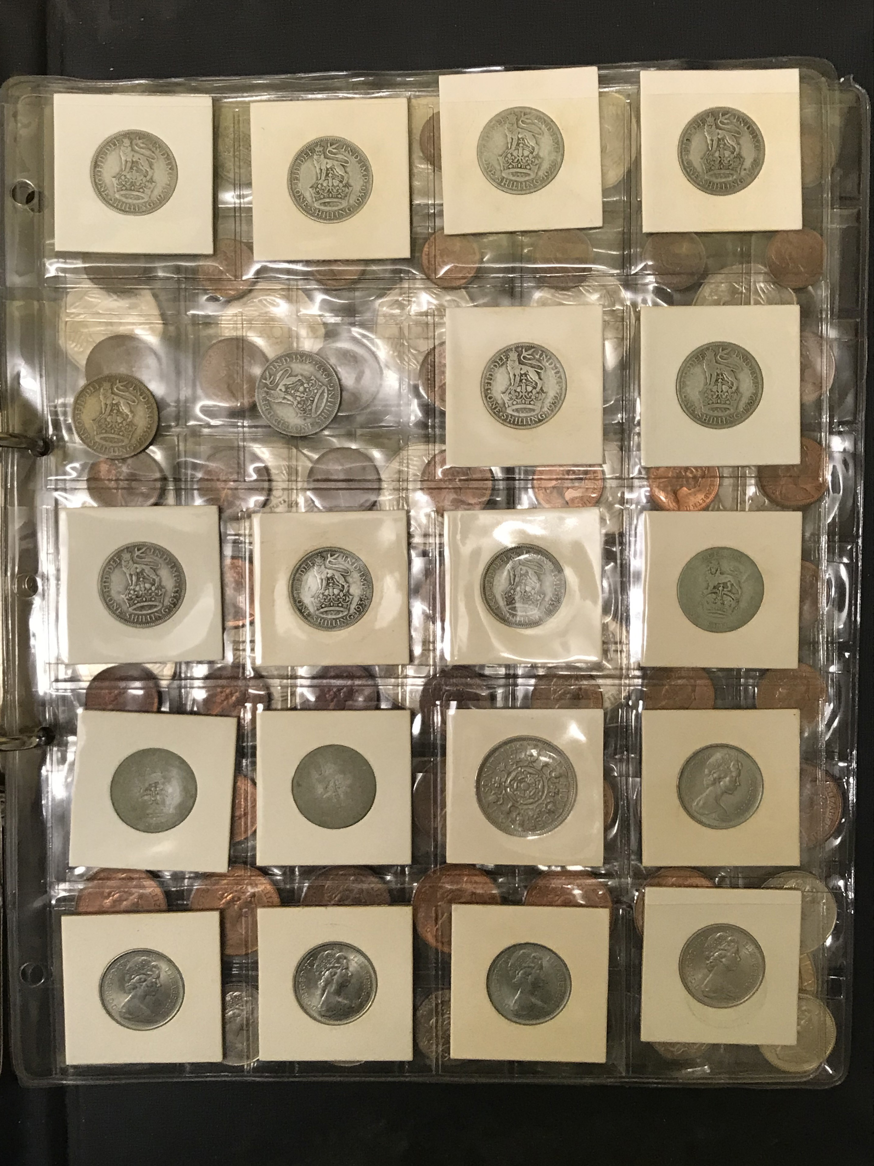 5 albums of coins including silver - Image 28 of 44