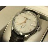 BAUME & MERCIER BOXED AUTOMATIC GENTS WRISTWATCH WITH BOOKLET & MANUAL