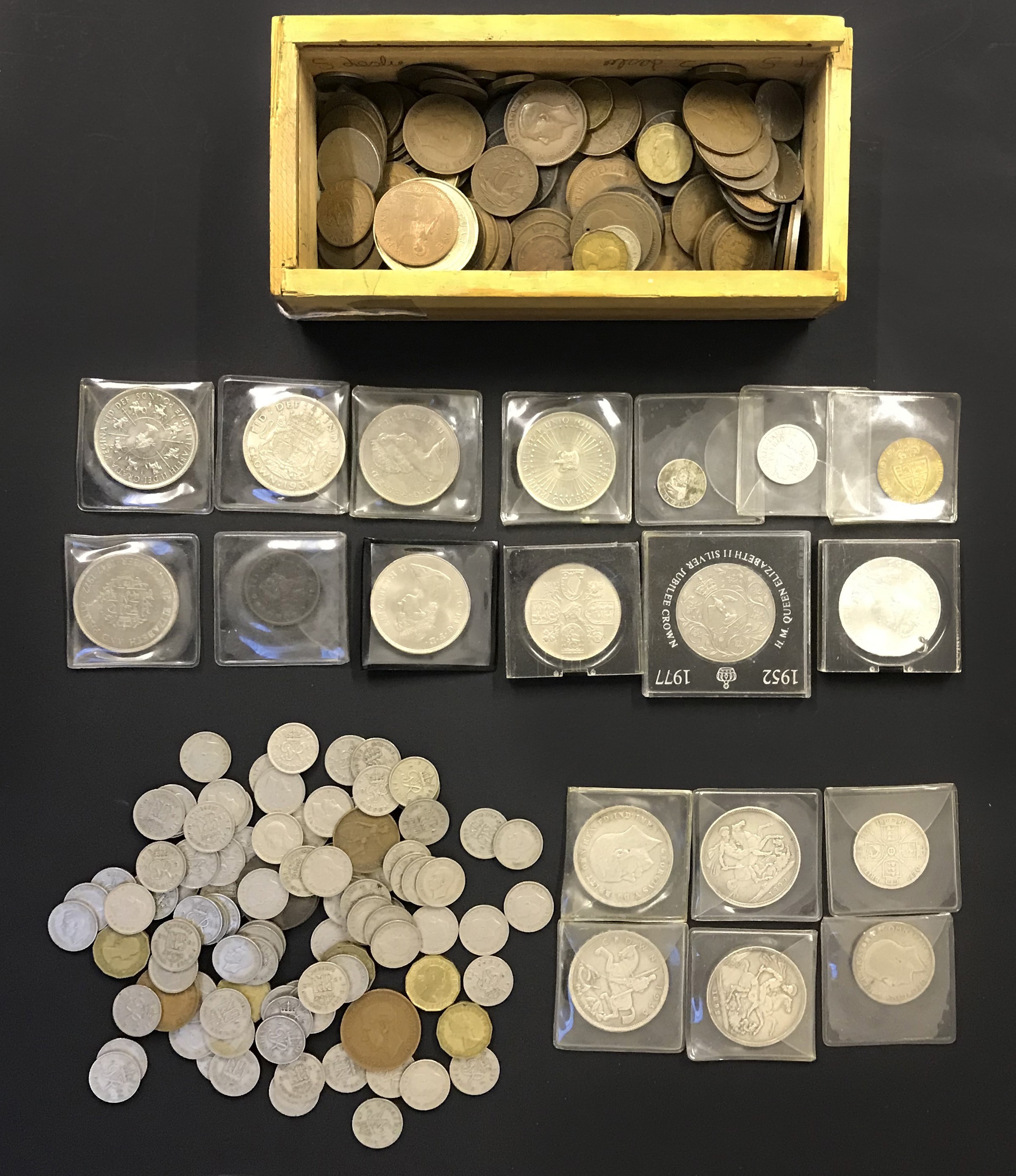 Collection of coins including Silver coins