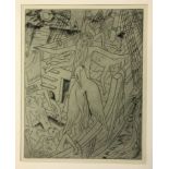 David Jones Copper Engraving Print - The "Curse" from The Rime of the Ancient Mariner