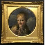 CIRCLE OF JEAN HONORE FRAGONARD 1732-1799 FRENCH OIL ON PANEL