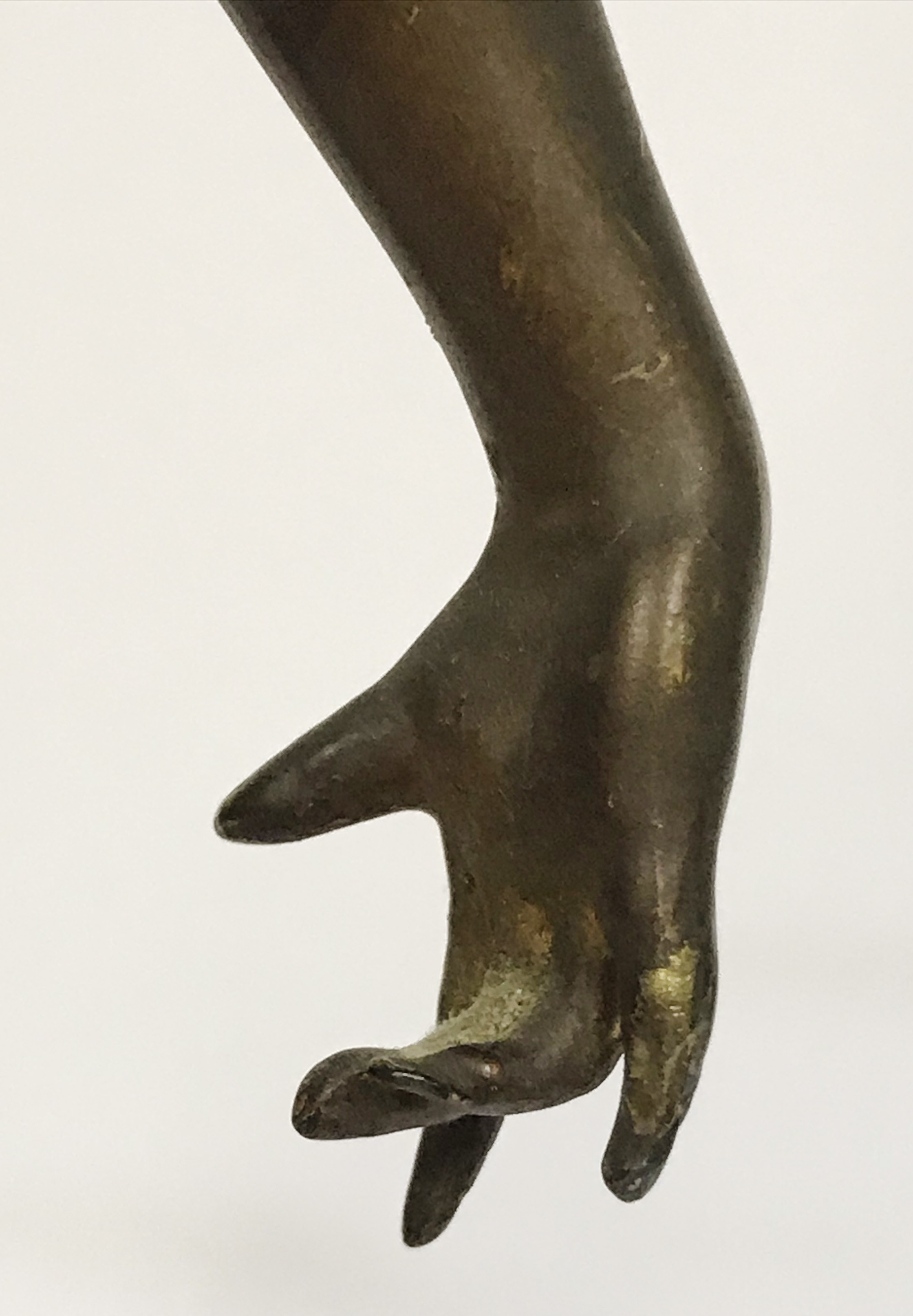 Art Deco Style Bronze Figurine of Nude Woman on marble base - Image 7 of 9