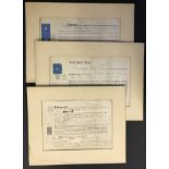 1874 Robert Jeffery Common Law & Chancery Admission documents