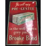 Vintage Advertising Broke Bond Tin Sign