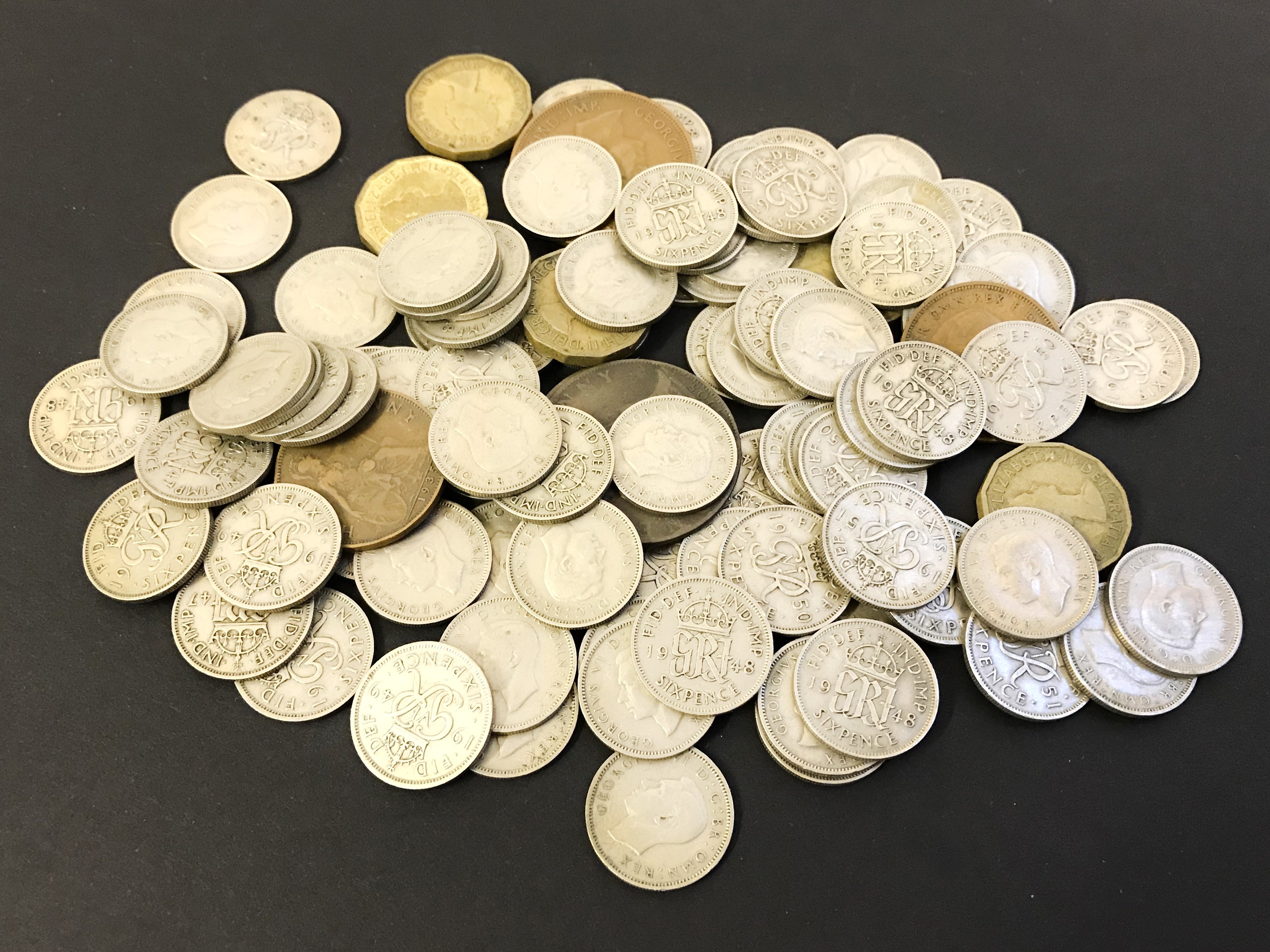 Collection of coins including Silver coins - Image 2 of 5
