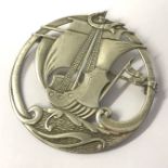 VINTAGE TRUART STERLING SILVER SHIP BROOCH