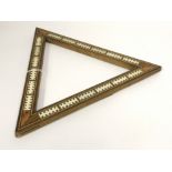 UNUSUAL CRIBBAGE BOARD TRIANGLE