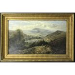 John Gunson Atkinson 1863-1924 British Oil on canvas. “Landscape of Hawes Water Cumberland”