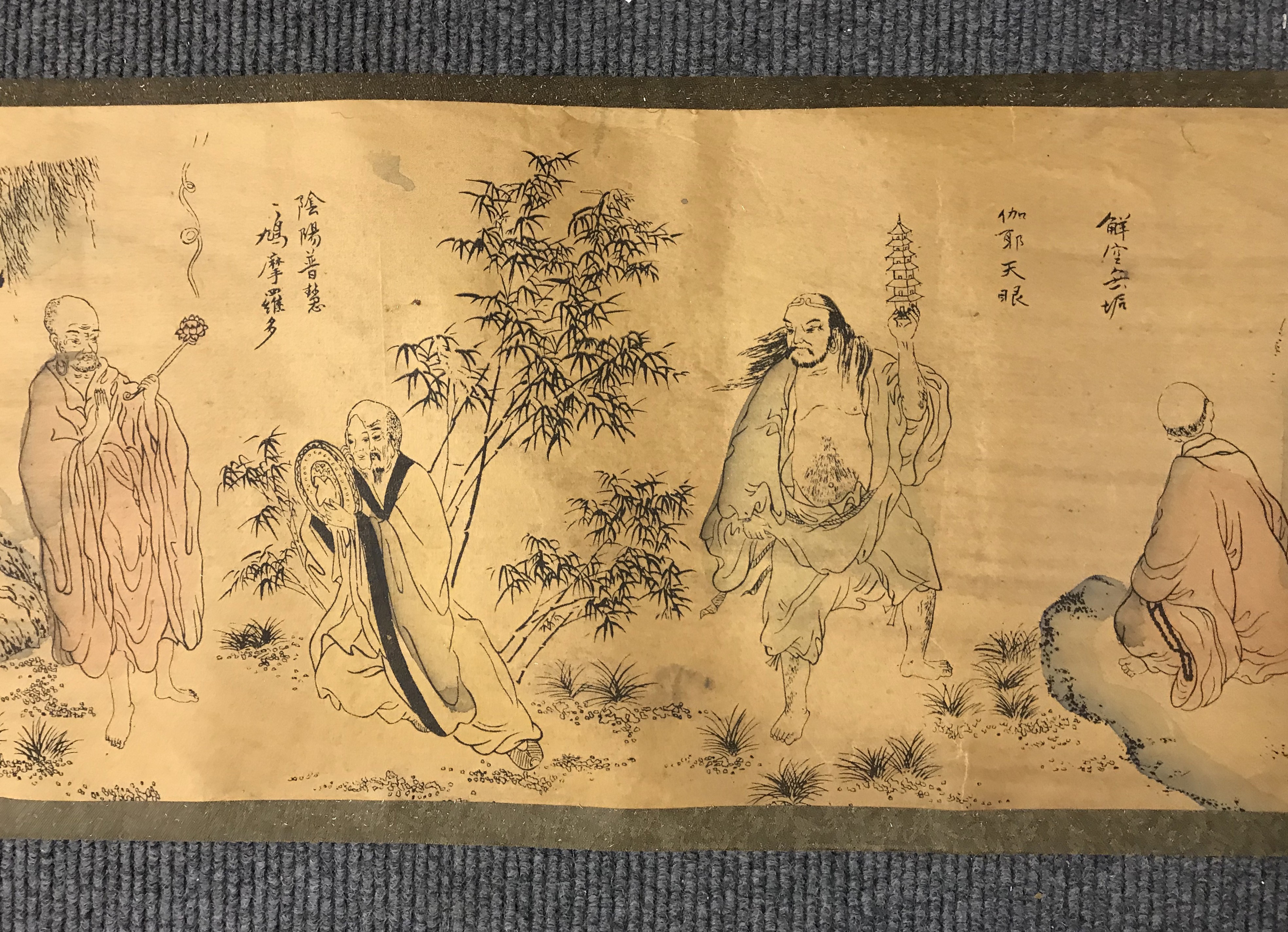 Chinese Painting on Scroll - Image 10 of 13